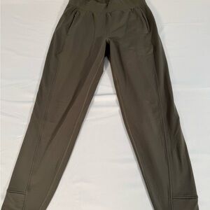 Women’s Lululemon fleece  Olive Green joggers